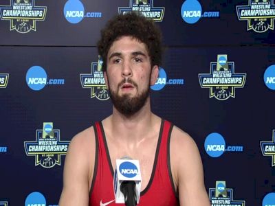 Sammy Sasso (Ohio State) after 149-pound semifinal win at 2021 NCAA Championships