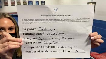 Spirit Central Metro-West [L1.1 Junior - PREP] 2021 Varsity Virtual Competition Series - Prep & Novice II