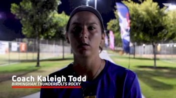 Coach Kaleigh Todd, Birmingham Thunderbolts Rocky vs Georgia Impact Caymol Recap At 2021 PGF 16U