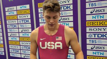 Trey Cunningham Happy To Move On To Men's 60m Hurdles Semifinals At World Indoor Championships