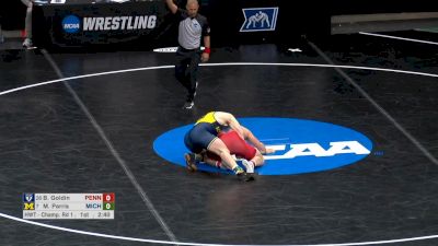 285 lb R32, Mason Parris, Michigan vs Ben Goldin, Penn