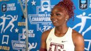 Jaiya Covington After Qualifying to the NCAA Women's 100m Hurdles