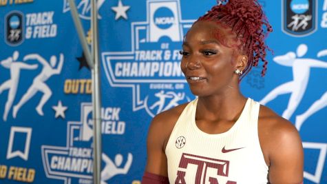 Jaiya Covington After Qualifying to the NCAA Women's 100m Hurdles