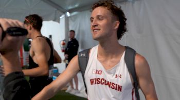 Adam Spencer After Placing Fourth in the Men's 1500m Championship
