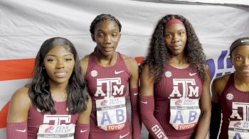 Texas A&M Women Knew The Other Teams Were Aiming For Them In 4x400m
