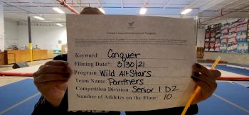 Wild All Stars - Panthers [L1 Senior - Small] 2021 Varsity All Star Winter Virtual Competition Series: Event V