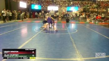 AA - 126 lbs Cons. Round 1 - Grady Winston, Butte vs Dilan Courtney, Missoula Big Sky / Loyola Sacred Heart