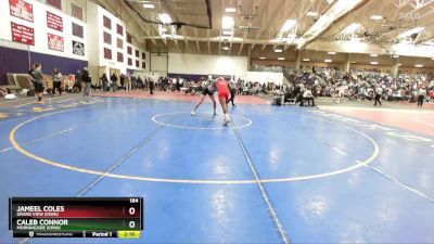 184 lbs Champ. Round 2 - Caleb Connor, Morningside (Iowa) vs Jameel Coles, Grand View (Iowa)