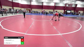 125 lbs Consi Of 8 #2 - Tristan Hinchcliff, Oneonta vs Hughes Patrick, New England College