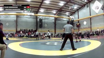 165 lbs Champ. Round 2 - Grayson Woodcock, Dublin Coffman vs Caleb Greenwood, Beachwood