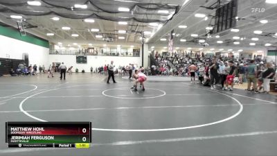 165 lbs Cons. Round 2 - Jerimiah Ferguson, Fayetteville vs Matthew Hohl, Doomsday Wrestling