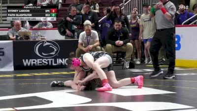 130 lbs Consi 4 - Sydney Laboon, Upper St Clair-G vs Faith Gladfelter, Delone Catholic-G