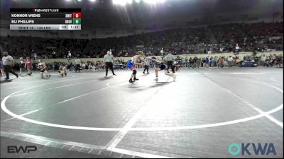 140 lbs Round Of 16 - Konnor Wiens, Smith Wrestling Academy vs Eli Phillips, Grove Takedown Club