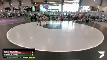 92 lbs 1st Place Match - Hailey Delgado, NXT Level Wrestling Academy vs Camila Alvarez, Cardinal Wrestling Club