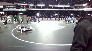 113 lbs Cons. Semi - Collin Christman, Lake Roosevelt vs Crew Williamson, Curtis