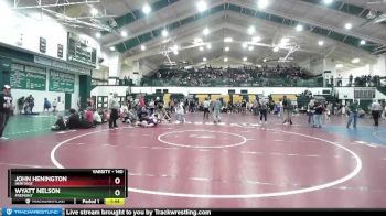 140 lbs 5th Place Match - Wyatt Nelson, Fremont vs John Henington, Heritage