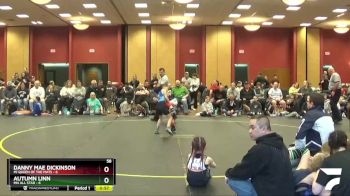 58 lbs Round 3 (6 Team) - Autumn Linn, MN ALL Star vs Danny Mae Dickinson, MI Queen Of The Mats