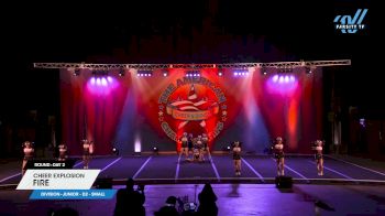 Cheer Explosion - Fire [2025 L3 Junior - D2 - Small Day 2] 2025 The American Legacy Fort Worth Nationals