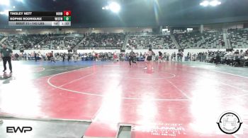 143 lbs 5th Place - Tinsley Nett, Norman Jr High vs Sophie Rodriguez, Westmoore Wresting