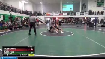 160 lbs Cons. Round 5 - Tyson Muir, Mountain View vs Hazen Camino, Buffalo