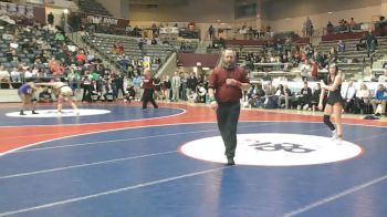 6A 115 lbs 1st Place Match - Christina Bivins, Cabot vs Eliana Bungitak, Har-Ber