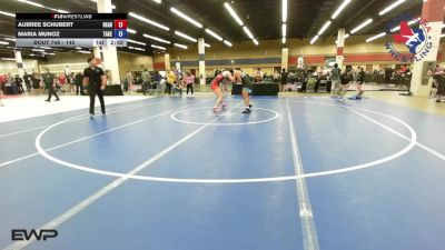 145 lbs Consi Of 8 #2 - Aubree Schubert, Heart And Pride Wrestling Club vs Maria Munoz, Takedown-City Wrestling
