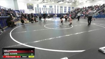 120 lbs Quarterfinal - Alexa Alicante, Cerritos vs Lexi Cooprider, San Dimas