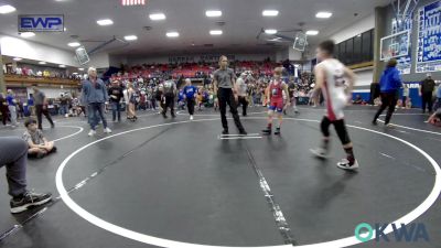 80 lbs Consolation - Gatlin Earp, Chandler Takedown Club vs Deacon Valencia, Mustang Bronco Wrestling Club