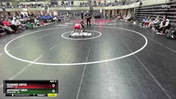 114 lbs Round 2 (4 Team) - Gunner Ortiz, Liberty vs Anthony Heim, Shakopee