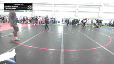 160 lbs Round Of 32 - Benaiah Jackson, VA vs Austin Saffer, SC