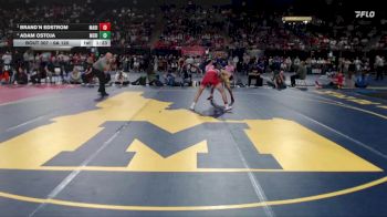 6A 120 lbs Semifinal - Brand`n Edstrom, Madison vs Adam Ostoja, Meridian