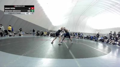 197 lbs Finals (2 Team) - Judah Yates, Quincy vs Brayden Mirjavadi, Grand Valley State
