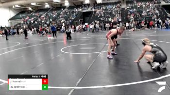 144 lbs Champ. Round 1 - Kaleb Brothwell, Lingle-Fort Laramie/Southeast vs Jace Kennel, Midwest Destroyers Wrestling