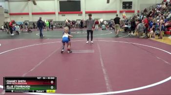 50 + 55 EXO Round 3 - Chaney Smith, Arab Youth Wrestling vs Ellie Stambaugh, Piedmont Wrestling Club