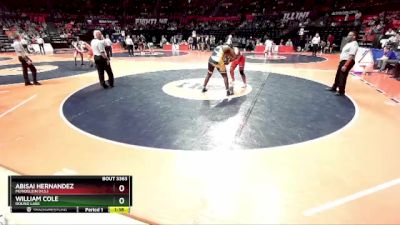 3A 285 lbs Cons. Semi - Abisai Hernandez, Mundelein (H.S.) vs William Cole, Round Lake