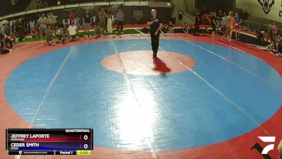 60 lbs Quarterfinal - Jeffrey LaPorte, Montana vs Ceder Smith, Utah