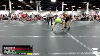 170 lbs Round 3 (4 Team) - Will Schmitt, Headhunters Black vs Jack Weldon, PA Alliance Red