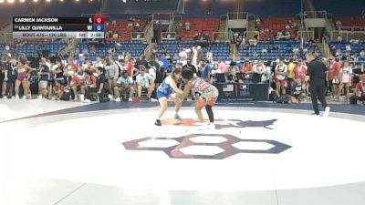120 lbs Champ. Rd Of 64 - Carmen Jackson, Illinois vs Lilly Quintanilla, Wyoming