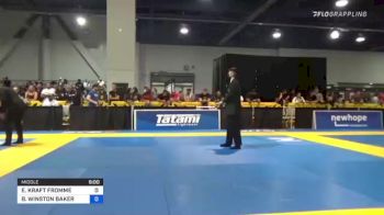 ETHAN KRAFT FROMME vs BRETT WINSTON BAKER 2021 World Master IBJJF Jiu-Jitsu Championship