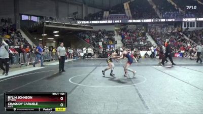 92 lbs Quarterfinal - Chassidy Carlisle, Hays vs Rylin Johnson, Ottawa