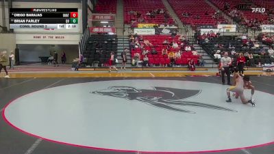 125 lbs Cons. Round 2 - Diego Barajas, Unattached vs Brian Farley, Quincy