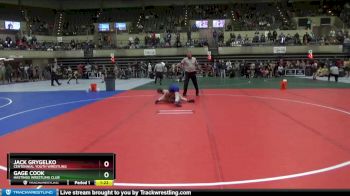 102 lbs Quarterfinal - Gage Cook, Hastings Wrestling Club vs Jack Grygelko, Centennial Youth Wrestling