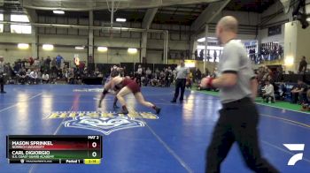 285 lbs Semifinal - Mason Sprinkel, Norwich University vs Carl DiGiorgio, U.S. Coast Guard Academy