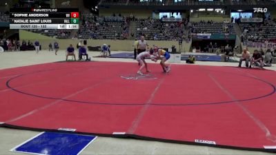 132 lbs Quarterfinal - Natalie Saint Louis, Valley vs Sophie Anderson, Walton-Verona