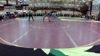 105 lbs Champ. Round 1 - Allegra Keaton, Parkersburg South HS vs Teagan McKinney, Marysville