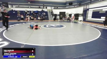 135 lbs Round 2 (4 Team) - Nia Hagler, Utah 1 vs Emma Chacon, Valiant Prep