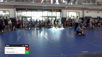 95 lbs Consolation - Billy Hamilton, Grindhouse Wrestling vs Forrest Briesacher, UNATTACHED