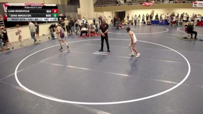 14U - 96 lbs Cons. Round 5 - Keegan Glynn, Summit Wrestling Academy vs Rylan Moritz, Jack Pine Savage Wrestling