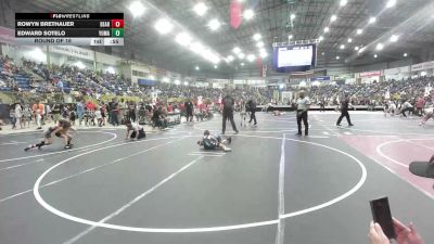 70 lbs Round Of 16 - Rowyn Brethauer, Bear Cave vs Edward Sotelo, Yuma