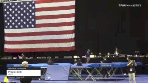 Phoenix Britt - Individual Trampoline, WHGF - 2021 USA Gymnastics Championships